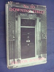 No. 10 Downing Street 1660-1900