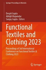 Functional Textiles and Clothing 2023: Proceedings of 3rd International Conferen