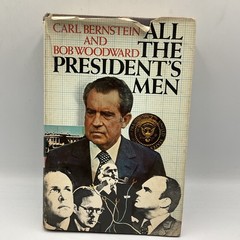 1974 All the President’s Men by Bob Woodward and Carl Bernstein VINTAGE- HCDJ
