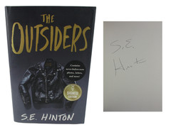 The Outsiders 50th Anniversary Edition ✎ SIGNED ✎ by S E Hinton + COA Pony Boy