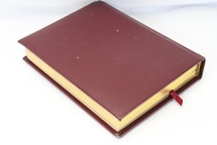 Holy Bible NKJV Red Family Edition Leather1985 Nelson 255BGCE 11.5×8.5×2 Inches