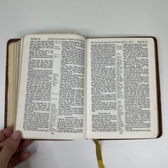 Holy Bible Cambridge 16 mo. Maps Old New Testaments Vintage 1940s Red Letter