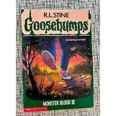 R.L. Stine Goosebumps Monster Blood Trilogy Book Lot #3 #18 #29 First Editions