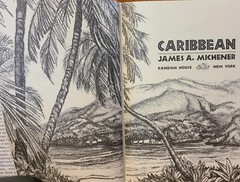Caribbean by James A. Michener (1989) 1st Edition Hardcover With Dust Jacket
