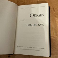 Origin : A Novel by Dan Brown 1st Ed/1st Print. Very Good.