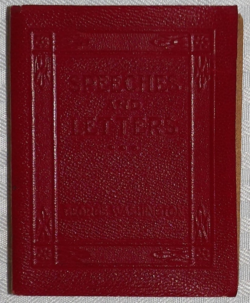 Speeches & Letters of George Washington (Little Luxart Library – Leather)