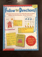 Follow the Directions! : 180 Quick Daily Exercises That Help Kids Learn to…