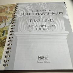 Rose Book of Bible Charts Maps Time Lines Full Color 10Th Anniversary Expanded