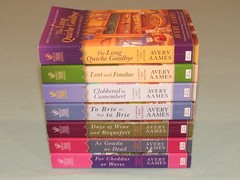 7 Book Lot: CHEESE SHOP MYSTERY Complete COLLECTION (1-7) Set by AVERY AAMES