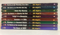 Lot BLOODHOUNDS INC 1-5 7-9 11 GHOST DRZY Haunted Church BILL MYERS Lot of 9