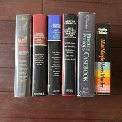 25 Agatha Christie Novels In 6 Volumes – 6 HCDJ Books – Marple,Detectives + More