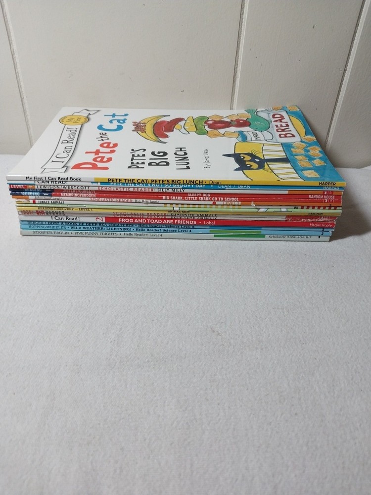 Lot 15 Level 1, 2, 3, 4 Reader Books Step Into Reading I Can Read Scholastic