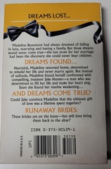 Harlequin/Silhouette Here Come the Grooms Romance Novels – 6 Runaway Brides