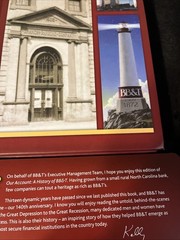 BB&T Bank History Book
