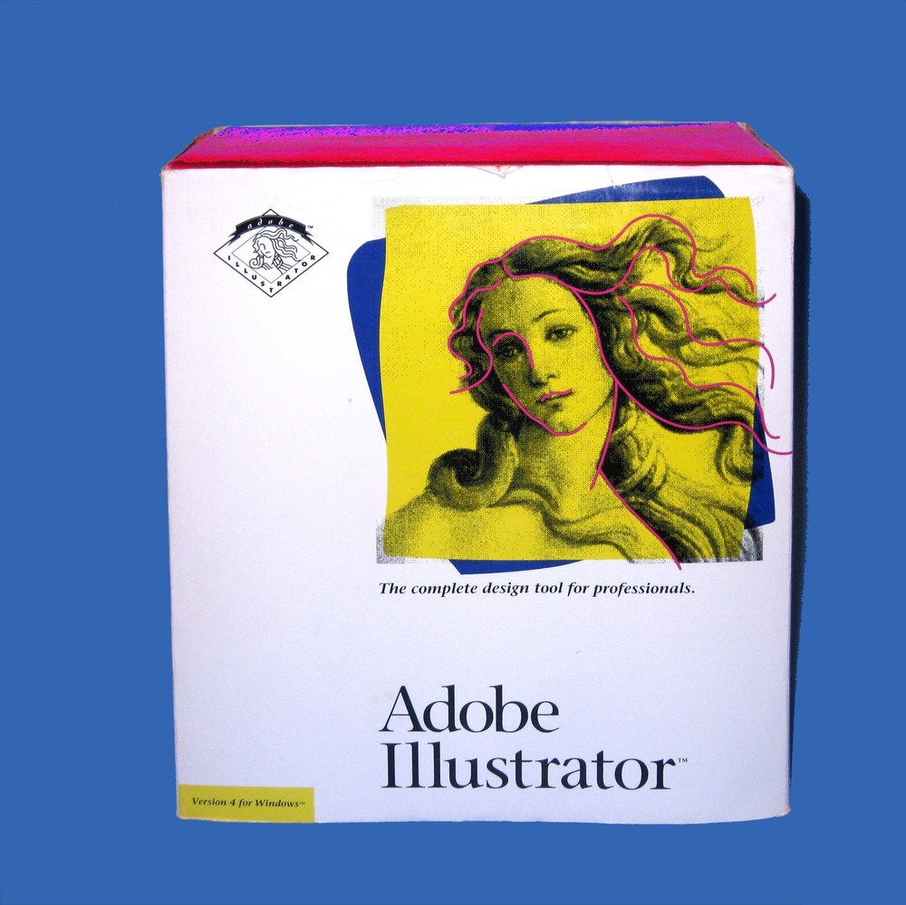 Adobe Illustrator 4 for Windows — 5.25″ Discs — Manuals in Slipcase