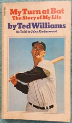 Ted Williams My Turn At Bat The Story Of My Life 1970 Paperback 232 Pages