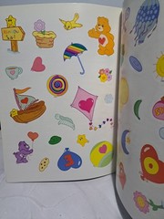 2003 Care Bears Sticker Activity Book Over The Rainbow Trail Fun Activities