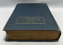 Brain and Personality by W. Hanna Thomson, 1916 Dodd, Mead & Company