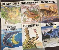 Lot of 7 Dinosaur Picture Books by Janet Riehecky Hardcover-Child’s World,Inc