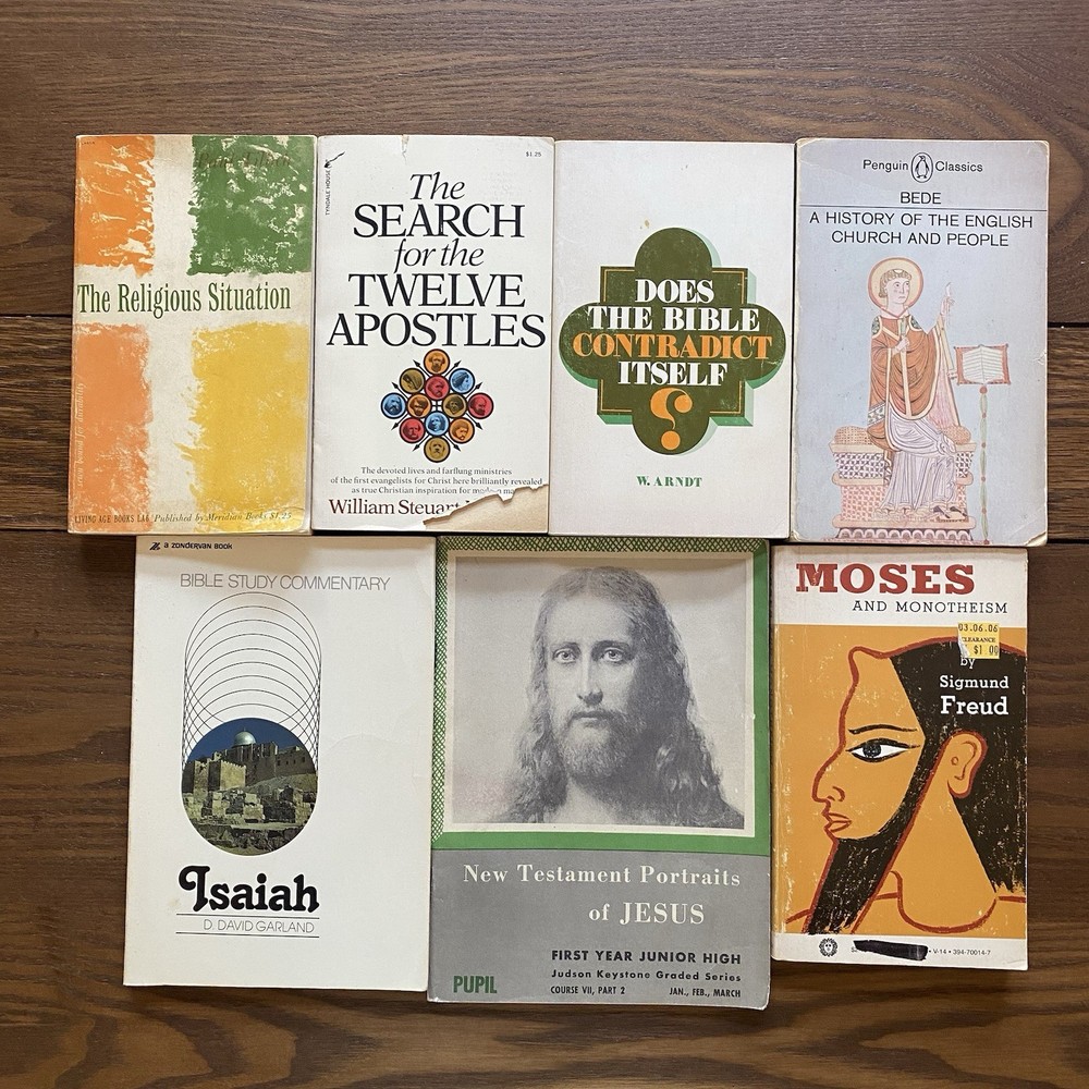 VTG Religious Lot 7 Christian Theology Church History Bible Study Freud