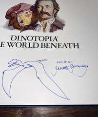 Dinotopia The World Beneath Calla Edition Signed Dinosaur Drawing James Gurney