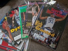 Lot of 8 Vintage DUKE BASKETBALL Sports Illustrated Magazines 1986-2006
