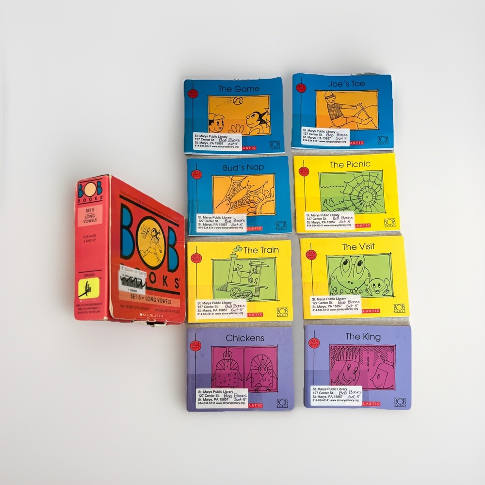 Bob Books: Long Vowels by Bobby Lynn Maslen (2006, Complete 8 books in set 5)