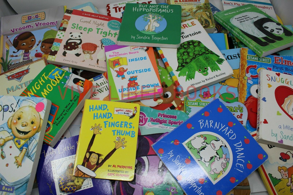 Lot of 10 – Board Books for Children’s/ Kids/ Toddler Babies/ Preschool/Daycare