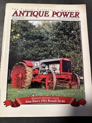 ANTIQUE POWER Magazine-NOVEMBER,2001 Vol. 14 Issue 1