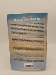 The Fate of the Generals A WWII Hardcover on MacArthur Wainwright HC DJ 1st K4