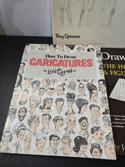 Lot Of 3 PB Drawing Books – How To Draw Caricatures / Draw The Human Head / Etc