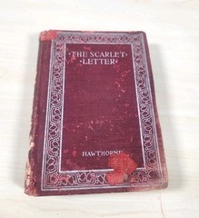 Vintage Scarlet Letter Nathaniel Hawthorne Hardcover Book 2nd ED by ALTEMUS_BK