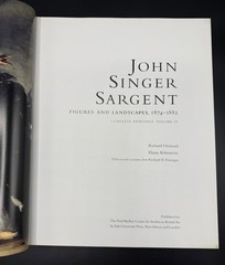 John Singer Sargent Figures and Landscapes 1874-1882 Complete Paintings Vol IV