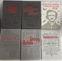 Word Cloud Classics Horror Collection By Canterbury Classics Decorative pages