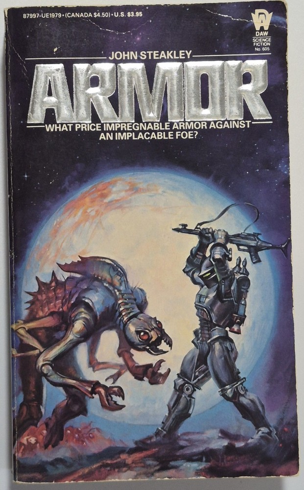 DAW Armor John Steakley Science Fiction Novel PB Book 1st Printing December 1984