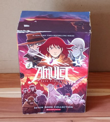 Amulet Box Set Books 1-7 Kazu Kibuishi Collection Graphix Scholastic