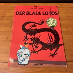 Herge Carlsen Comics Verlag Tim Und Struppi 20 Der Blaue Lotos 1982 Edition