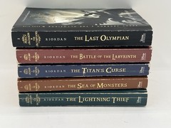 Percy Jackson & the Olympians Complete Set 1-5 Rick Riordan Paperback Books