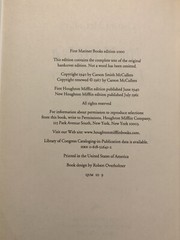 The Heart Is a Lonely Hunter by McCullers, Carson – Hardback 2004