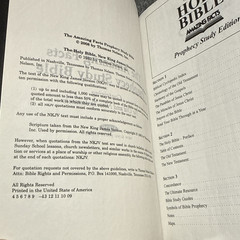 Amazing Facts Prophecy Study Bible NKJV Leathersoft Black Thomas Nelson 2008