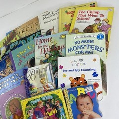 Lot of 16 Mixed Children’s Books Hardcover and Softcover