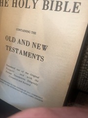 Authorized King James Version Holy Bible Black Soft Paper