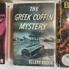 Lot Of 6 Vtg Ellery Queen Mysteries HC/DJ GOOD 1930s, ‘40s, 50s Publications