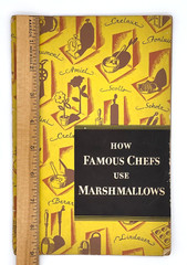 How Famous Chefs Use Marshmallows Recipes Cookbook Vintage 1930-39 pages