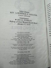 VTG The Catholic Living Bible Red Letter 1976 Leather 9th Print Tyndale 2363-2