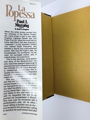 La Popessa Sister Pascalina 1983 First Printing Hardcover Paul I. Murphy