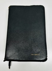 Vntg Black Oxford KJV HOLY BIBLE Leather New Scofield Edition Thumb Index c.1967