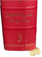 Holy Bible, Michelangelo Edition Confraternity & Douay Texts 9-8-1966 In Plastic