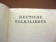Vintage 1950’s Deutsche Volkslieder German Folksongs 123 pages 2 1/2″ x 3 3/4″