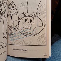 Big Idea VeggieTales Veggie Fever Jumbo Coloring Activity Book 2007 112 pages